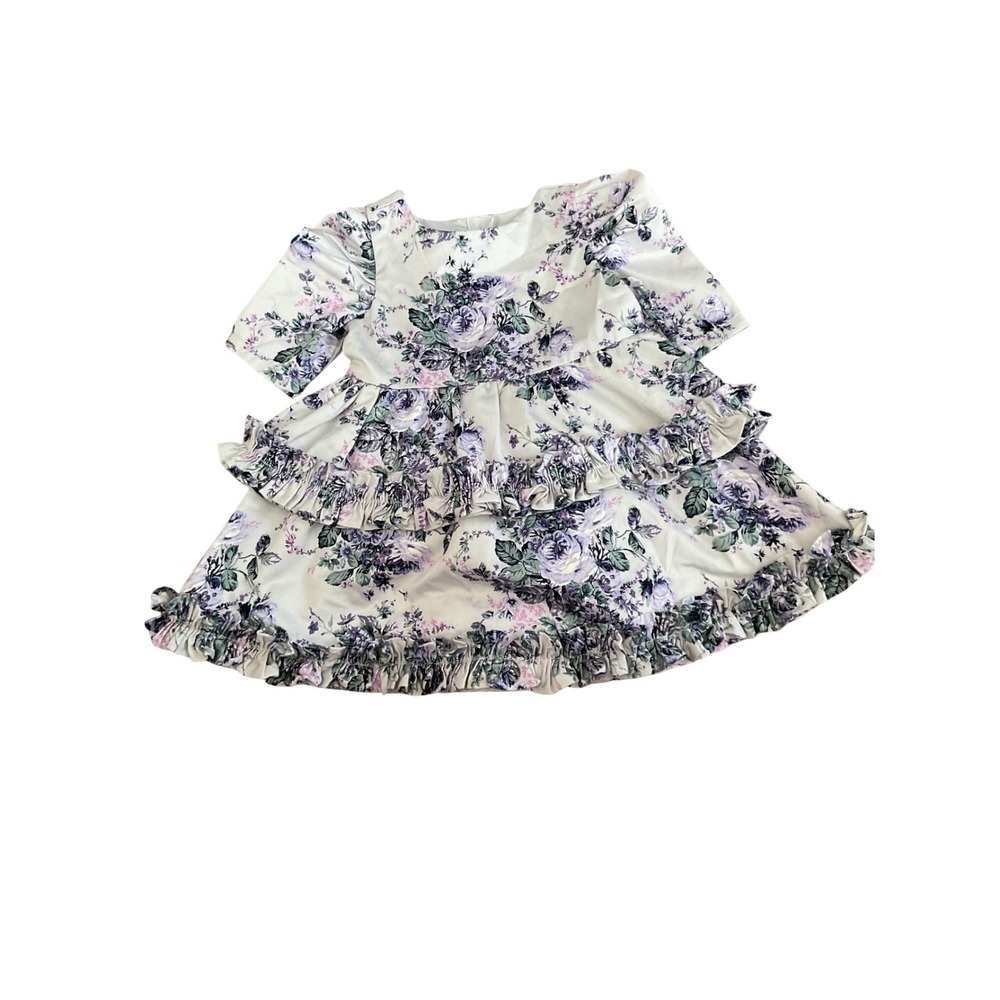 NWOT Janie and Jack‎ ruffled floral Easter dress